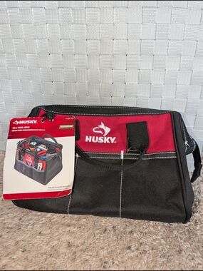NEW Husky 12 Inch Zippered Tool Bag